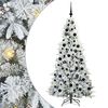 vidaXL Umjetno božićno drvce s nogom Bijelo 180 cm PE i PVC