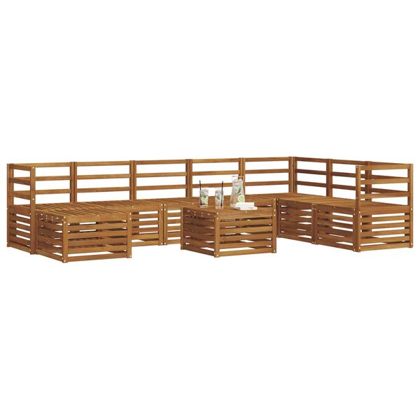 vidaXL Setovi sofa Prirodna Čvrsto drvo akacije