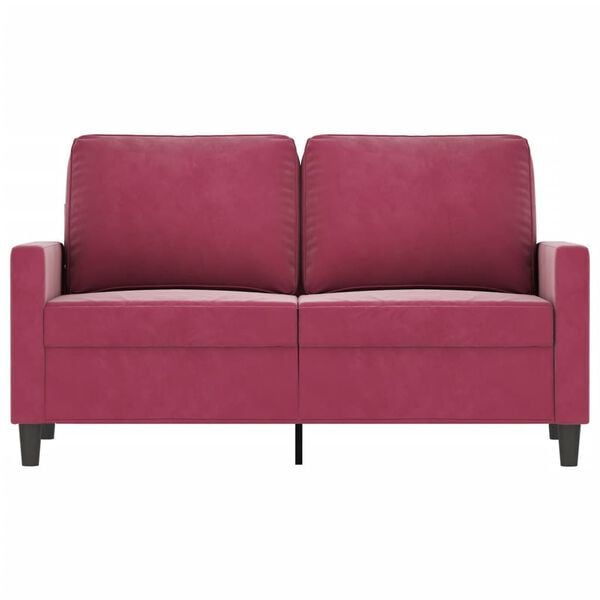 vidaXL Dvosjed crvena boja vina 120 cm bar&scaron;unasti