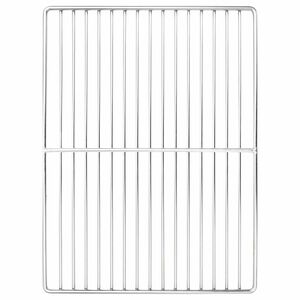 vidaXL Re&scaron;etka za ro&scaron;tilj 40 x 30 cm Nehrđajući čelik Srebrna