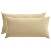 vidaXL Presvlaka za jastuk 2 pcs HEERLEN Bež 40 x 80 cm Poliester