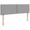 vidaXL Okvir kreveta s madraca svijetlosivi 140x200cm tkanine