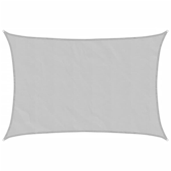 vidaXL Jedro protiv sunca svjetlosivo 5x3,5 m 100% poliestera Oxford
