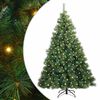 vidaXL Umjetno božićno drvce s stalakom Zelena 210 cm PE i PVC