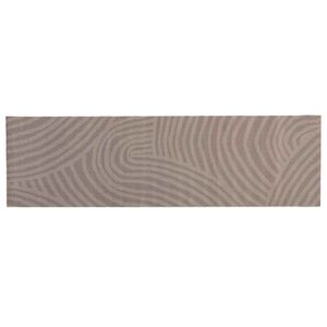 vidaXL Kuhinjski Tepih Smeđi skandinavski 150 x 45 cm 100% poliamid