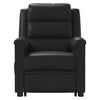 vidaXL Masažna fotelja na podizanje od umjetne kože crna