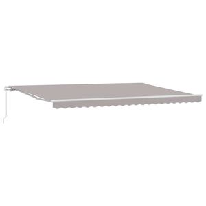 vidaXL Nadstre&scaron;nica Svijetlo siva 500 x 300 x 165 cm Poliester i metal