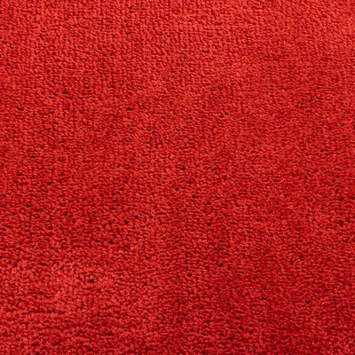 vidaXL Tepih OVIEDO kratkih vlakana crveni 80 x 200 cm