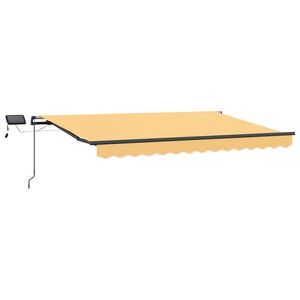 vidaXL Povlačivi tende Pijesak 450 &times; 300 cm Tkanina i Aluminij