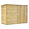 vidaXL Vrtno spremi&scaron;te za bicikl 232x110x170 cm impregnirana borovina