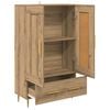 vidaXL Highboard Umjetnički hrast 69,5 x 31 x 115 cm Konstruirano drvo