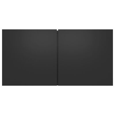 vidaXL 6-dijelni set TV ormarića crni od iverice