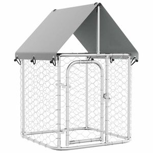 vidaXL Vanjski kavez za pse s krovom 100 x 100 x 150 cm