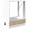 vidaXL Ormarić za pećnicu boja hrasta 60x46x81,5 cm konstruirano drvo