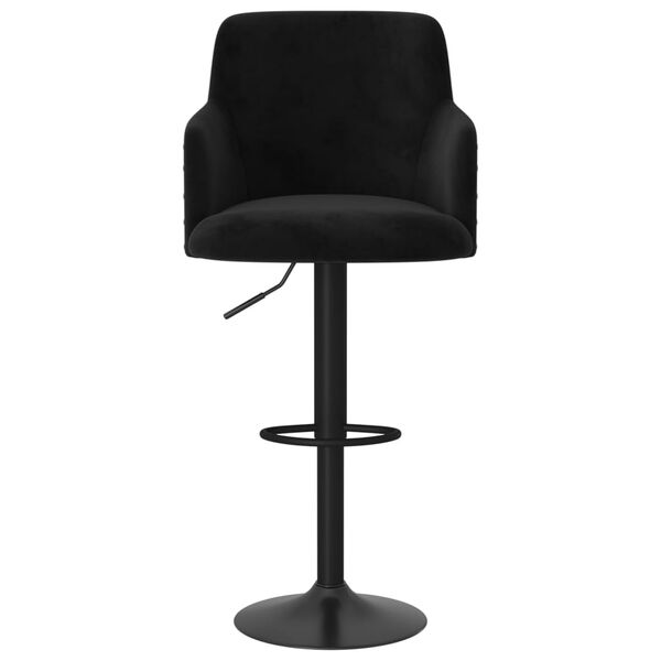 vidaXL Barski stolci 2 kom crni bar&scaron;unasti