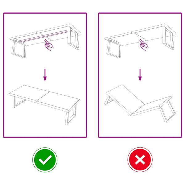 vidaXL Stolna ploča svjetlosmeđa 160x50x(2-4) cm tretirana hrastovina