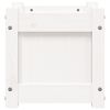 vidaXL Vrtna sadilica bijela 31 x 31 x 31 cm od masivne borovine
