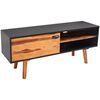 vidaXL TV Kabinet Masivnog Bagremovo Drvo 120x35x50 cm