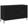 vidaXL Kreveta Crni hrast 100 x 36 x 60 cm Konstruirano drvo