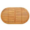 vidaXL Gornji dio stola Prirodna nafta 120 x 70 x 2 cm