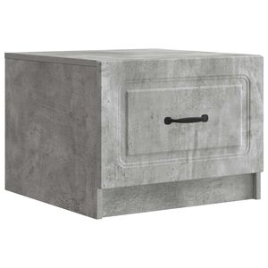 vidaXL Kava Stol Betonska siva 49 x 50 x 37 cm Konstruirano drvo