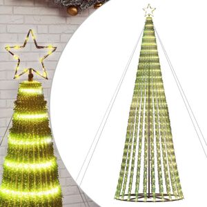vidaXL LED božićno drvce 1028 LED toplo bijelo 403 cm