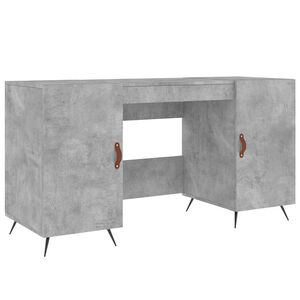 vidaXL Radni stol boja betona 140 x 50 x 75 cm od konstruiranog drva
