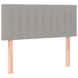 vidaXL Uzglavlje plavo 100x5x118/128 cm tkanina