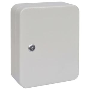 vidaXL Kutija za ključeve Slonovača 20 x 7,5 x 25 cm Čelik