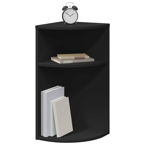 vidaXL Konačna Stolić Crna 29,6 x 29,6 x 60 cm Konstruirano drvo