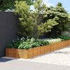 vidaXL Povi&scaron;ena vrtna gredica 1150 x 100 x 36 cm od čelika COR-TEN