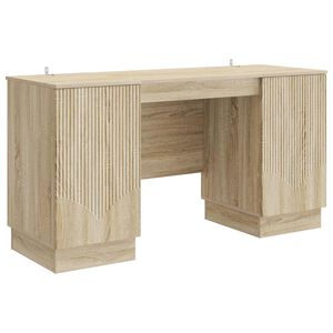 vidaXL Stol Hrast sonoma 142,5 x 50 x 75 cm Konstruirano drvo