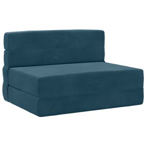 vidaXL Sofa na razvlačenje Plava 70 x 72 x 60 cm Tkanina