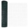 vidaXL Euro ograda s postom 10 x 1,2 m Čelik premazan PVC-om Zelena