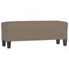 vidaXL Klupa smeđesiva 100x30x30 cm od tkanine