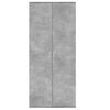 vidaXL Visoka komoda siva betona 80x35x180 cm od konstruiranog drva