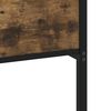 vidaXL Metalni okvir kreveta bez madraca boja hrasta 183x213 cm