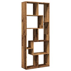 vidaXL Pregrada / regal za knjige boja drva 67 x 25 x 161,5 cm drveni
