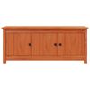 vidaXL Ormar za cipele Vosak Smeđa 110 x 38 x 45,5 cm Masivna borovina