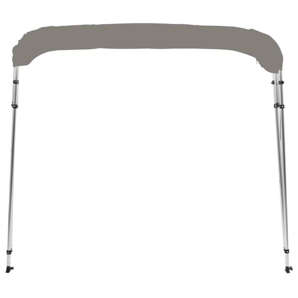 vidaXL Tenda bimini s 4 luka siva 243x210x137 cm