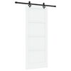 vidaXL Klizna vrata ORKDAL Bijela 83 x 202 cm Masivna borovina