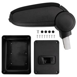 vidaXL Naslon za ruke za automobil crni 17x40x(31-49) cm ABS