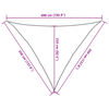vidaXL Jedro protiv sunca svjetlosivo 3,5x3,5x4,9 m poliestera Oxford