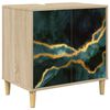 vidaXL Kupaonski ormar WIJHE Sonoma 60 x 40 x 60 cm Konstruirano drvo