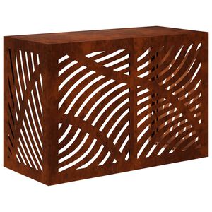 vidaXL Pokrov za klima uređaj Rđa 90 x 40 x 60 cm Otporni čelik