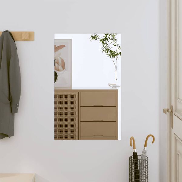 vidaXL Zidno ogledalo 40 x 60 cm stakleno pravokutno