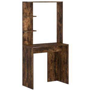 vidaXL Stol Dimljeni hrast Konstruirano drvo 78,5 x 37 x 154,5 cm