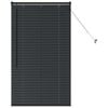 vidaXL Venecijanski zastore Crna 130 x 80 cm Aluminij