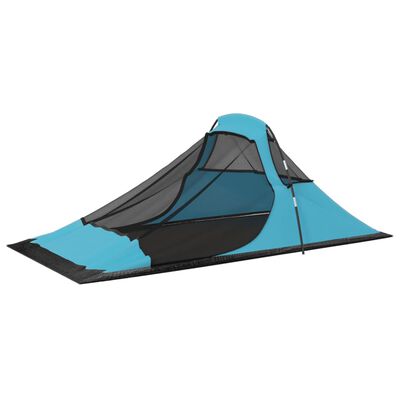 vidaXL Šator za kampiranje 317 x 240 x 100 cm plavi