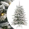 vidaXL Umjetno božićno drvce s nogom Bijelo 120 cm PE i PVC